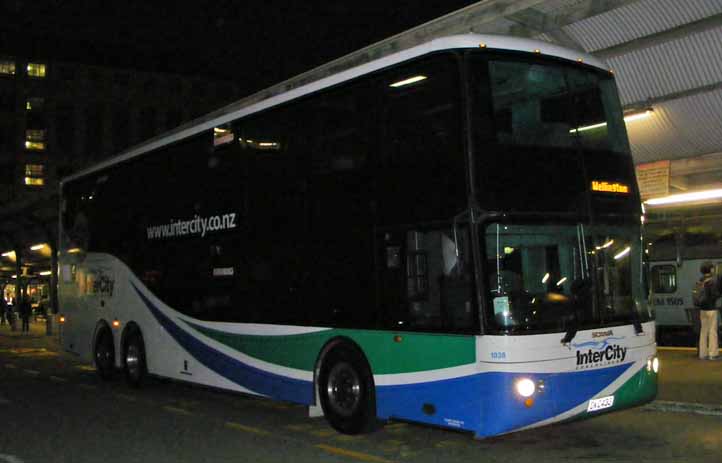 TraNZit Scania K124EB Kiwi InterCity 1038